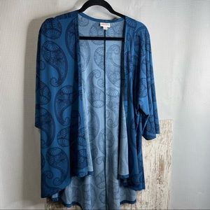 Lularoe Lindsay Kimono Paisley Print Size Small